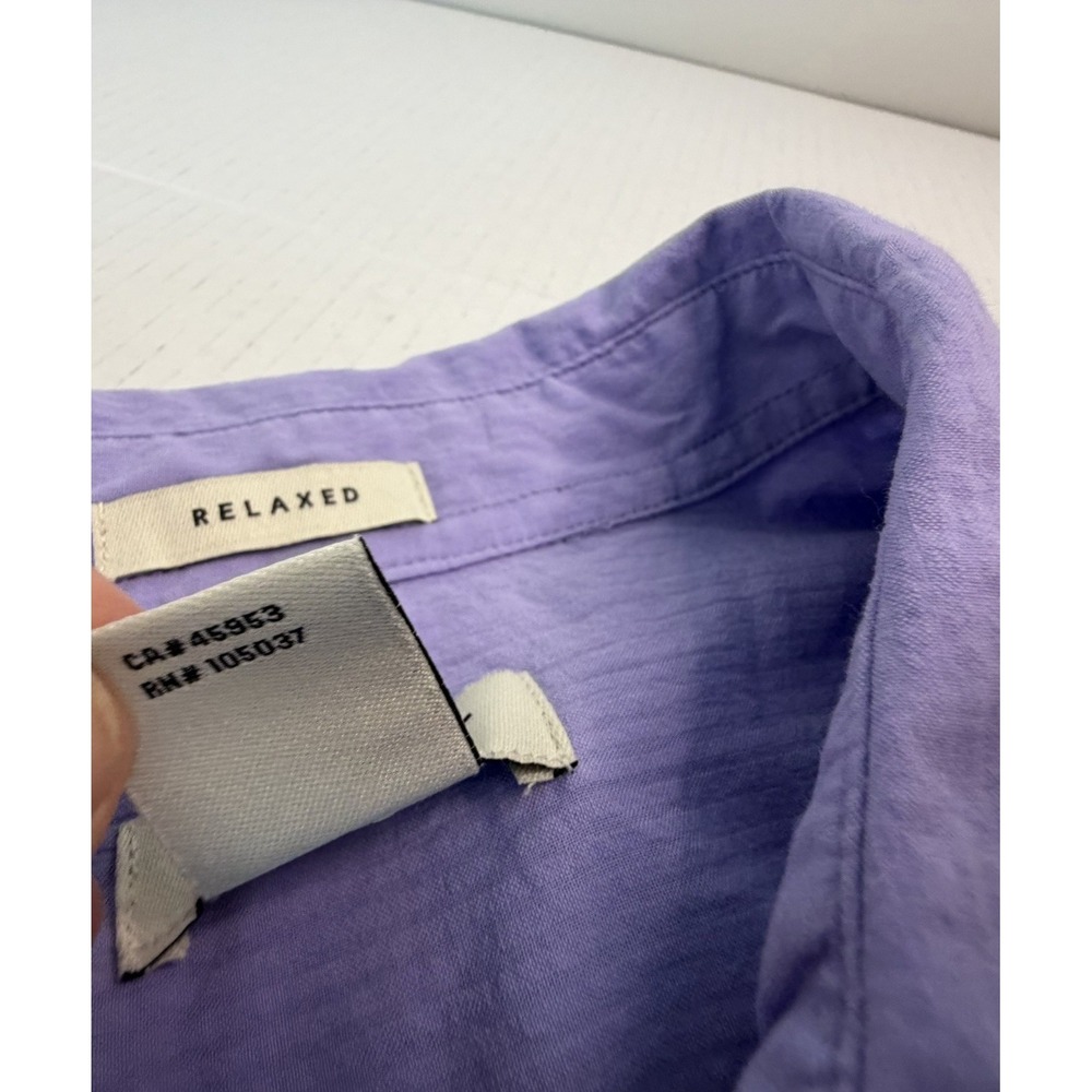 Ariat Woman Billie Jean Long Sleeve Shirt Button Down Blue Relaxed 2XL NWT - Picture 8 of 14